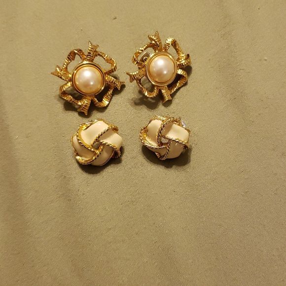 Vintage Accessories - 2 pair earrings